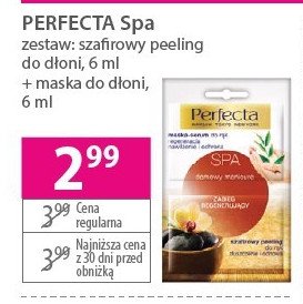 Maska serum regenerująca + peeling szafirowy do rąk Perfecta spa promocja