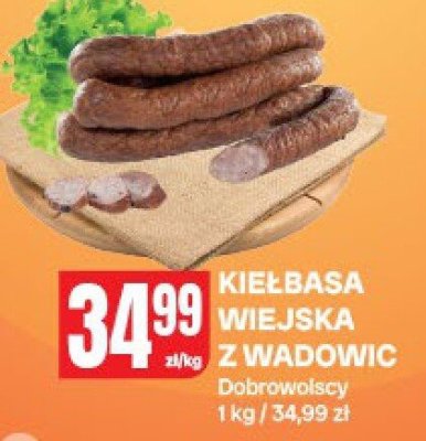 Kiełbasa wiejska z wadowic dojrzewająca promocja w Chorten