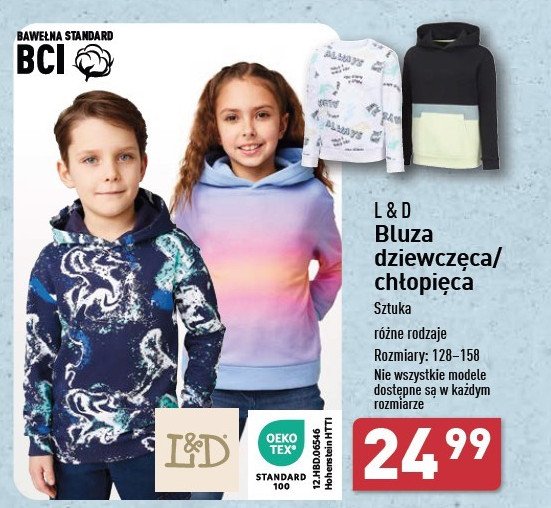 Bluza chłopięca 128-158 L&d promocja w Aldi