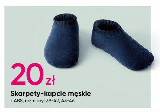 Skarpety-kapcie męskie 43-36 promocja w Pepco