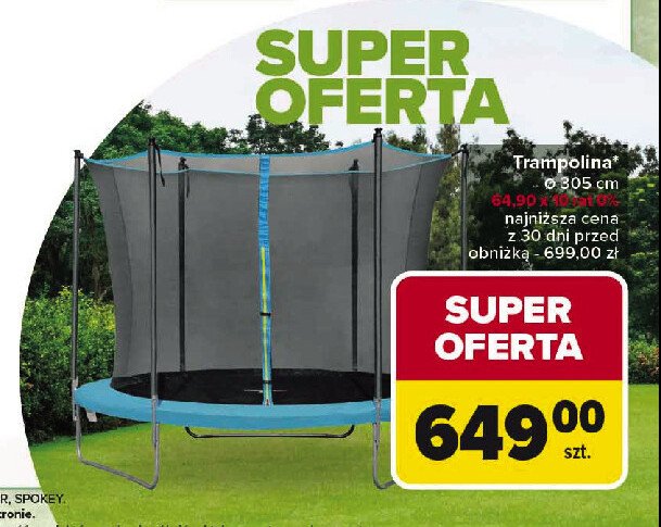 Trampolina 305 cm promocja