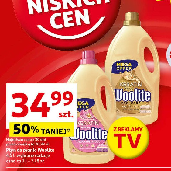 Płyn do prania z keratyną Woolite pro care promocja