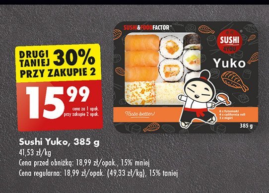 Sushi yuko Sushi 4you promocja