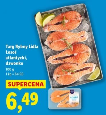 Łosoś atlantycki, dzwonko promocja w Lidl