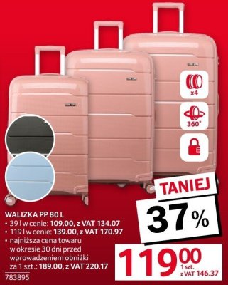 Walizka PP 80 l promocja w Selgros