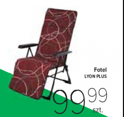 Fotel lyon plus promocja