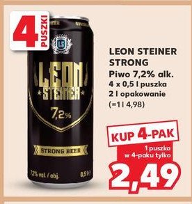 Piwo Leonsteiner strong promocja