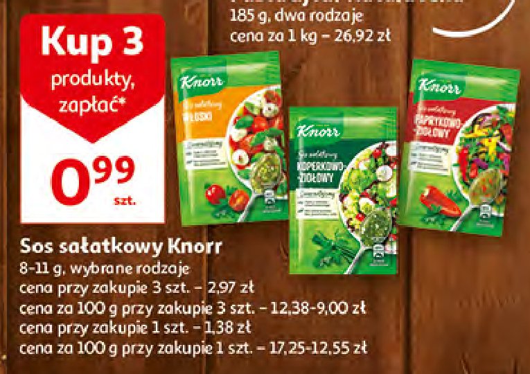 Paprykowo-ziołowy Knorr sos sałatkowy promocje