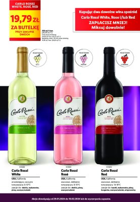 Wino Carlo rossi red promocja