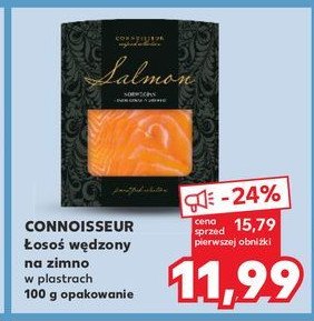 Łosoś norweski w plastrach Connoisseur promocja