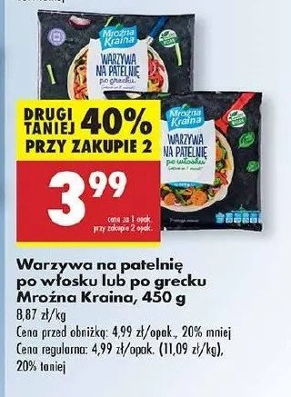 Warzywa na patelnię po włosku Mroźna kraina promocja