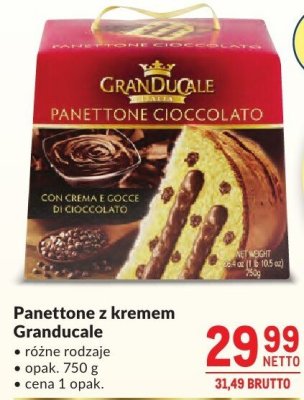 Panettone z kremem Granducale różne rodzaje promocja w Makro
