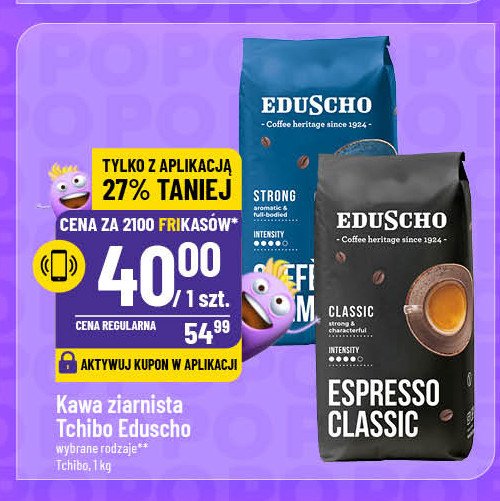 Kawa strong EDUSCHO CAFFE CREMA promocja