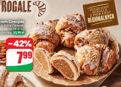 Rogale z białym makiem Czwojda 2 szt. x 200 g promocja w Dino