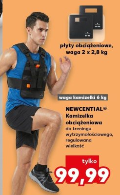 Kamizelka obciążeniowa do treningu wytrzymałościowego, regulowana wielkość promocja w Kaufland