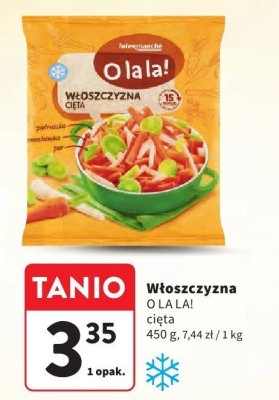 Włoszczyzna O LA LA! cięta promocja w Intermarche