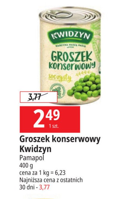 Groszek konserwowy Kwidzyn promocja