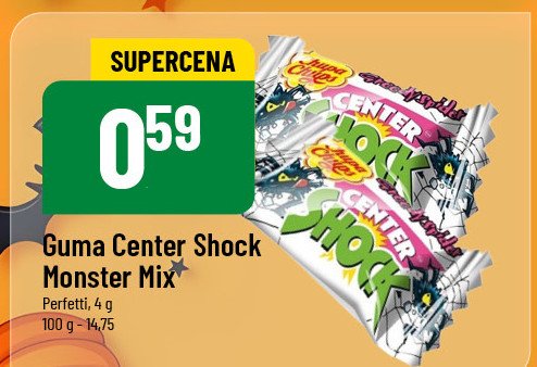 Guma o smaku monster mix Chupa chups center shock promocja w POLOmarket