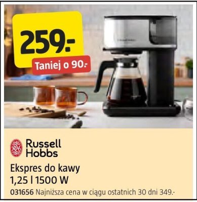 Ekspres do kawy Russell Hobbs 1,25l 1500W promocja w Jula