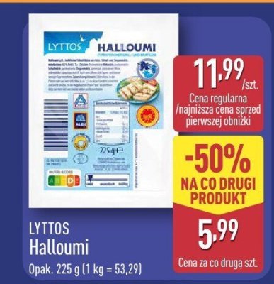 Ser Halloumi LYTTOS promocja w Aldi