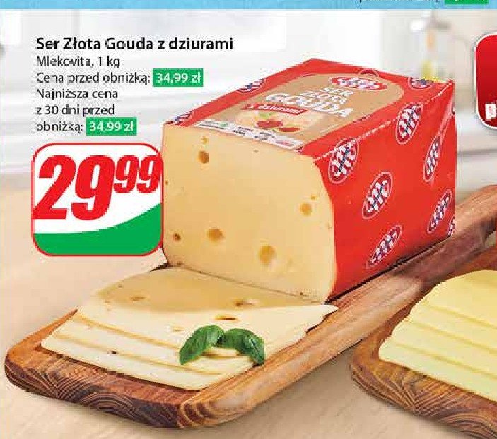 Ser gouda z dziurami Mlekovita promocja