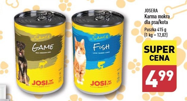 Karma dla psa dziczyzna w sosie Josi dog promocja