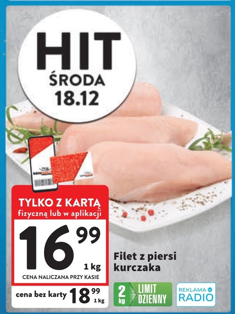 Filet z piersi kurczaka promocja w Intermarche