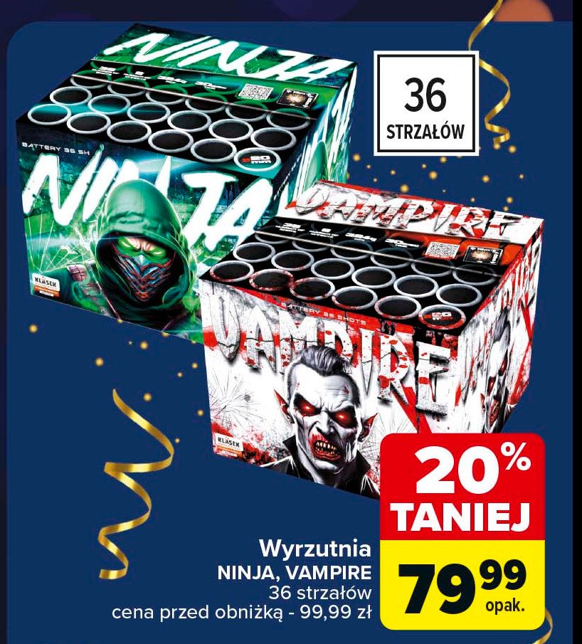 Wyrzutnia vampire promocja w Carrefour Market