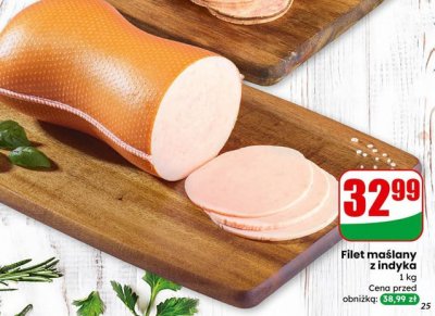 Filet maślany z indyka promocja w Dino