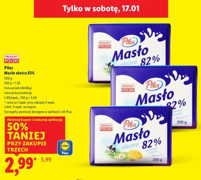 Masło promocja w Lidl