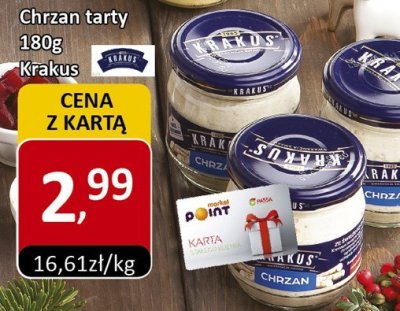 Chrzan tarty Krakus promocja w Market Point