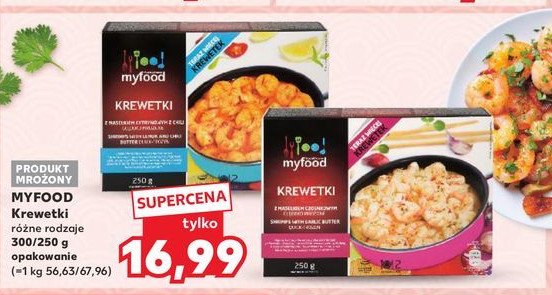 Krewetki z masłem cytrynowym z chili Myfood promocja