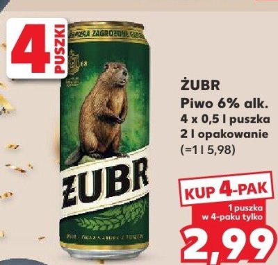 Piwo 6% promocja w Kaufland