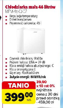 Chłodziarka 90-cj-27 Mpm product promocja