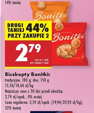 Biszkopty duo Bonitki promocja