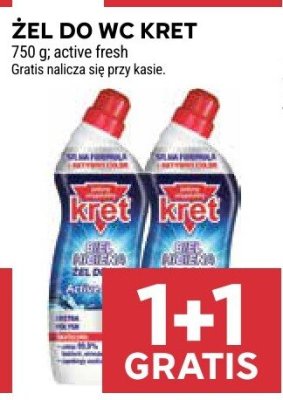 Żel do WC Kret promocja w Stokrotka