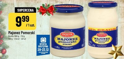 Majonez Pomorski Ocetix promocja w POLOmarket