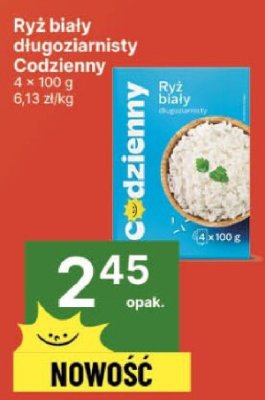 Ryż biały długoziarnisty Codzienny promocja w Delikatesy Centrum