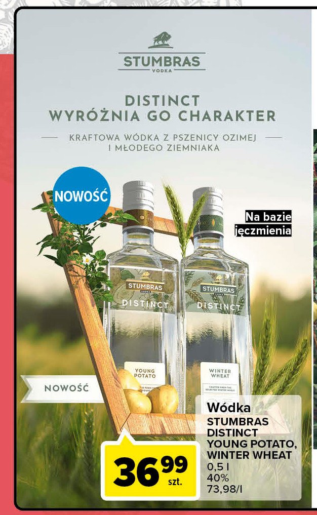 W贸dka pszenica Stumbras distinct promocja