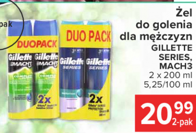 Żel do golenia complete Gillette mach3 promocja