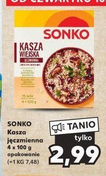 Kasza wiejska Sonko promocja