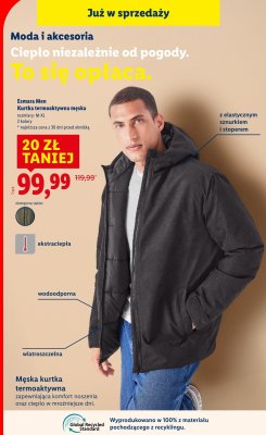 Kurtka termoaktywna męska  promocja w Lidl