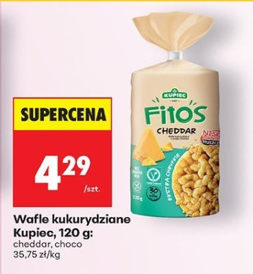 Wafle kukurydziane cheddar promocja w Biedronka