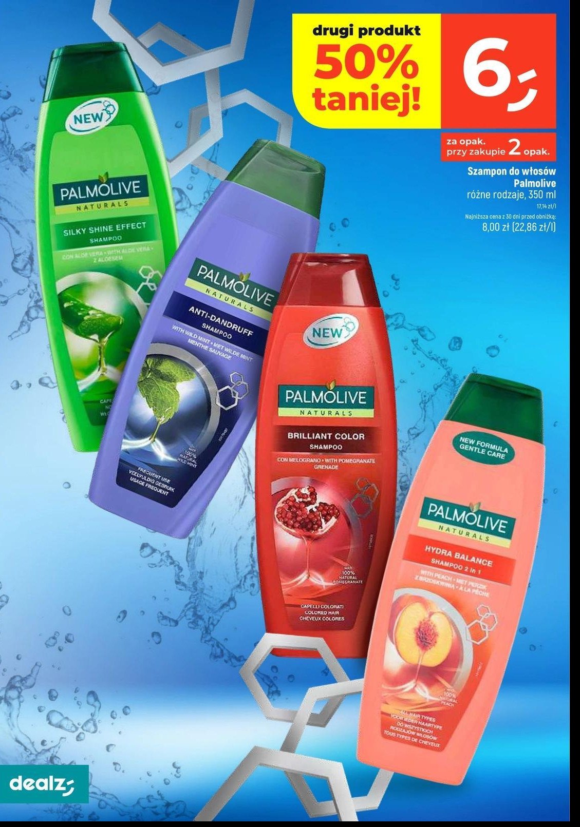 Szampon do włosów przeciwłupieżowy Palmolive naturals promocja