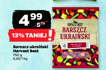 Barszcz ukraiński Harvest best promocja