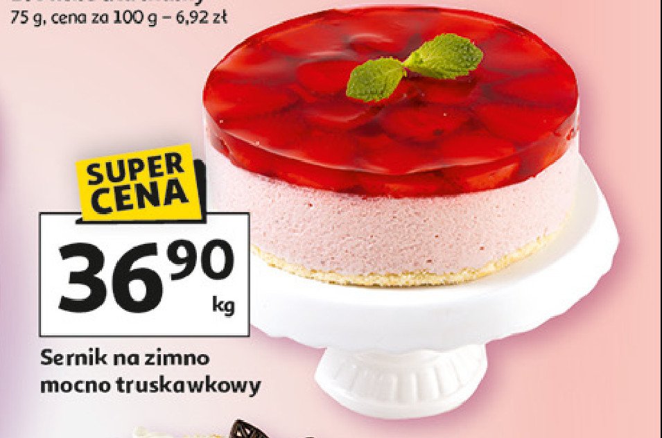 Sernik na zimno promocja w Auchan