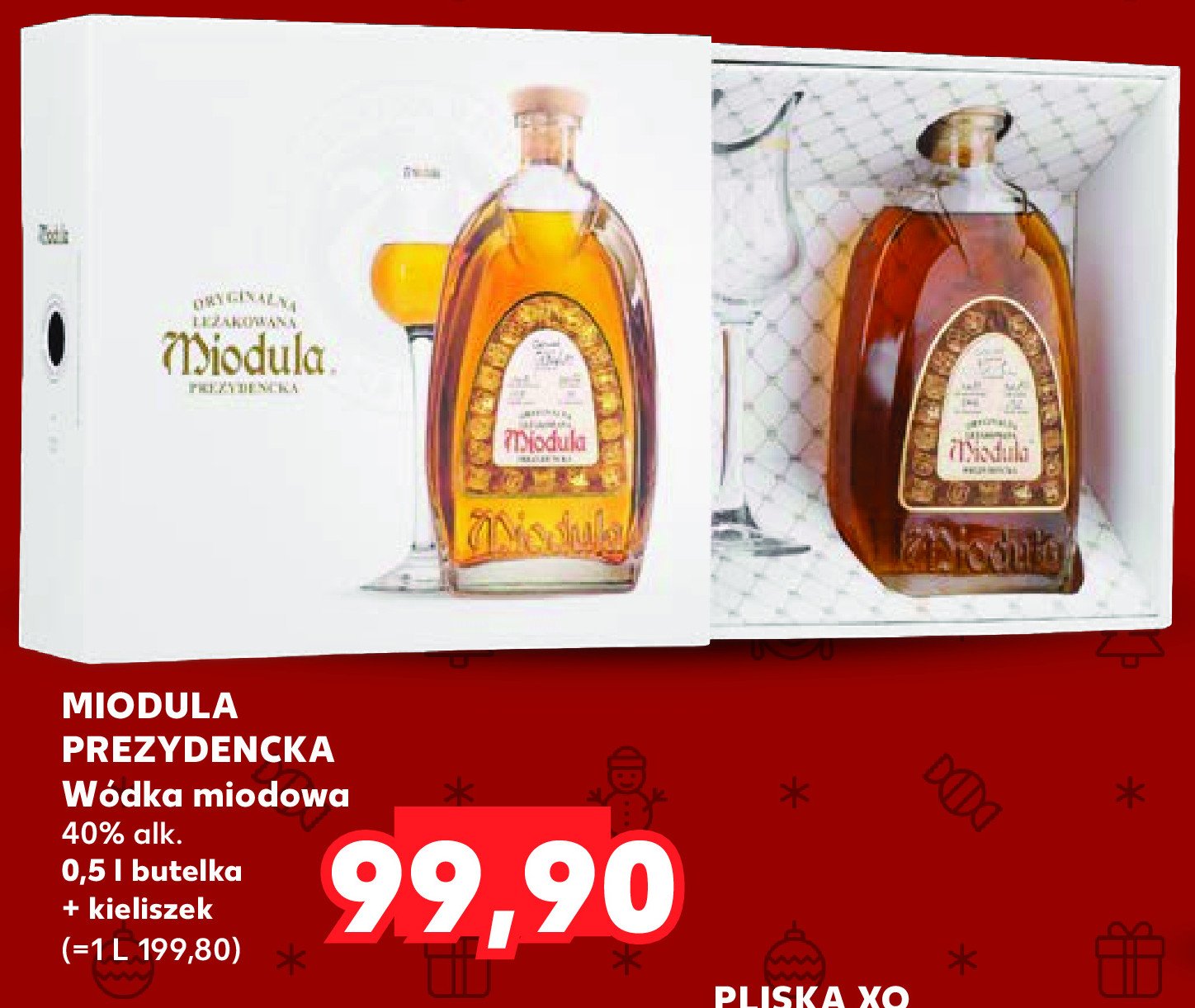 W贸dka + kielich Miodula prezydencka promocja
