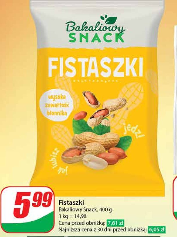 Fistaszki Bakaliowy snack promocja