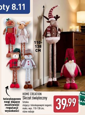 Skrzat świąteczny HOME CREATION promocja w Aldi