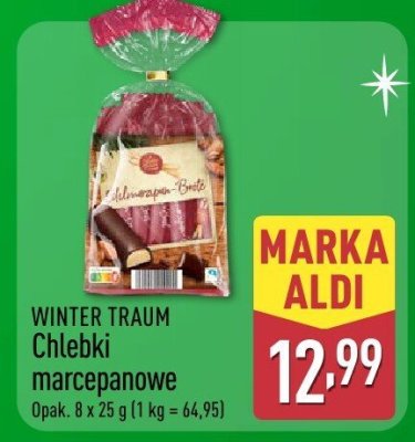 Chlebki marcepanowe WINTER TRAUM promocja w Aldi